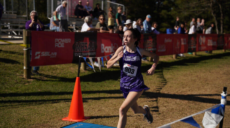 Alcorn County shines at state cross country meet with Central’s Aubree Justice claiming individual gold medal